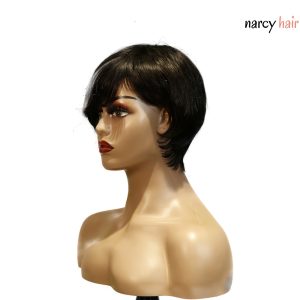 center wig machine made #27 wig remy hair h016