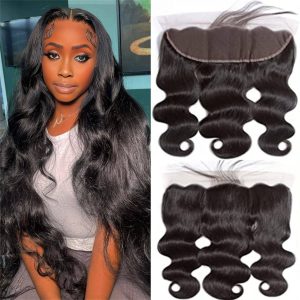 center wig remy hair 13x4 body wave hd frontal